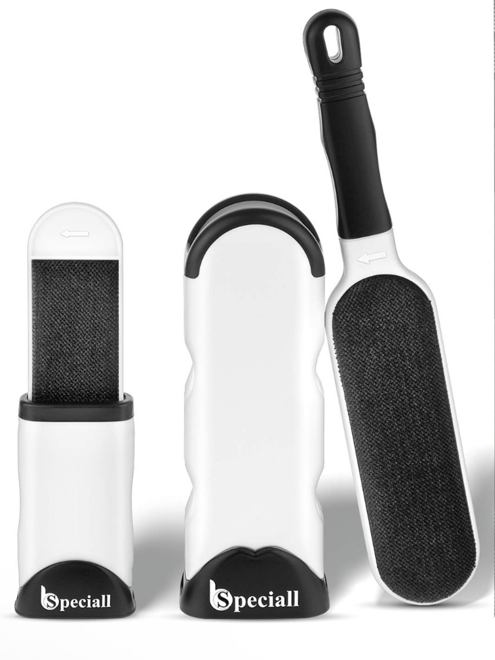 Special White & Black Pet Hair Remover Brush Kit nwt